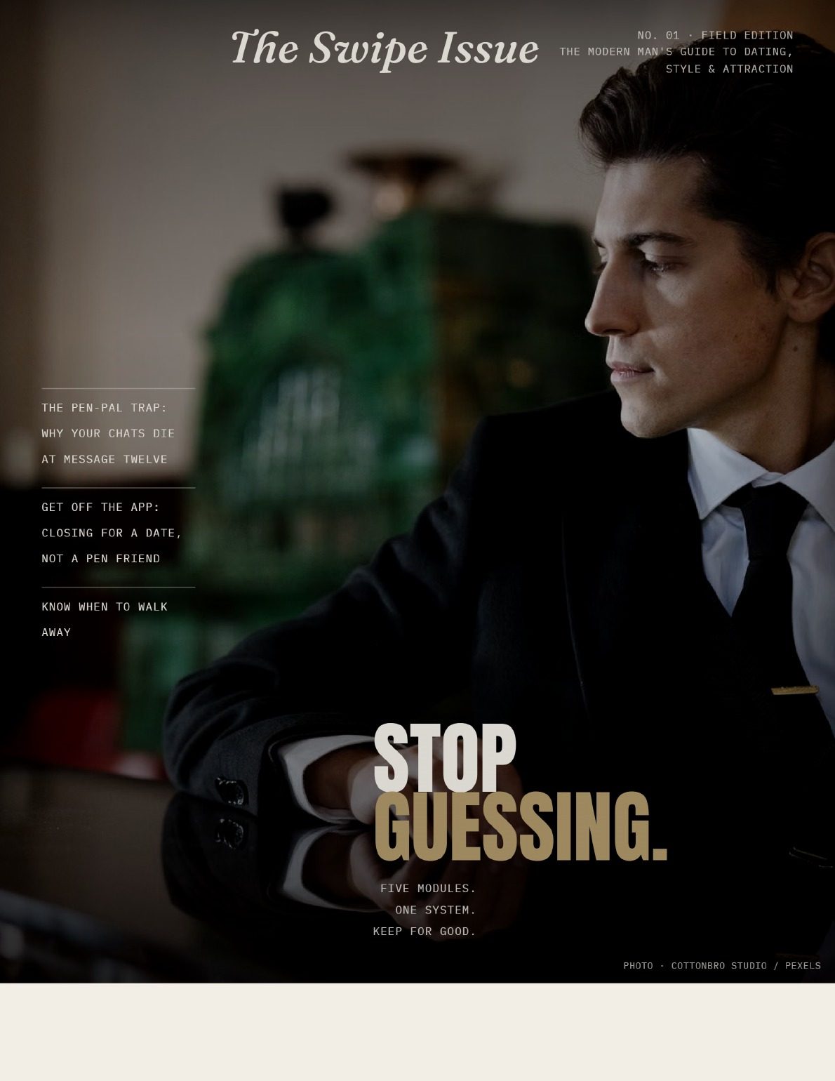 The Swipe Issue Gentleman's Edition cover